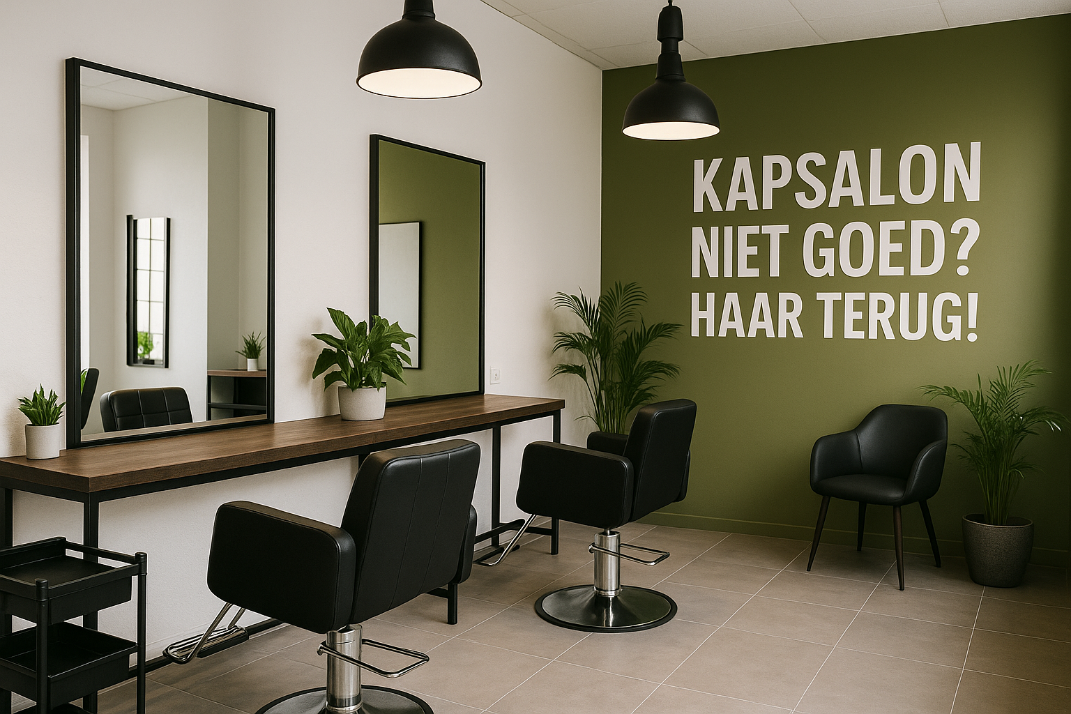Kapsalon interieur